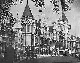 Royal Courts of Justice around Second World War