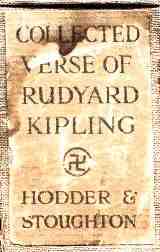 Kiplings Collected Verse; Swastika Motif on Book Spine. Kipling received the first Nobel Prize for literature